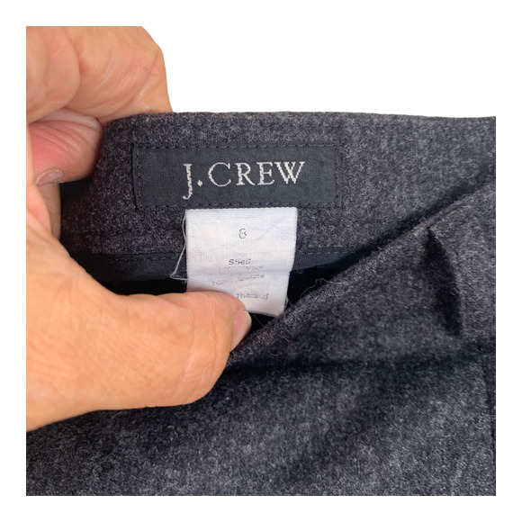 J Crew Wool Pleats Academia Style Mini Skirt Sz 8 - Picture 4 of 4